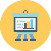 Projector Screen Creative Icon Design vector