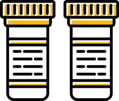 Test Tube Creative Icon Design vector
