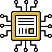 Microchip Creative Icon Design vector