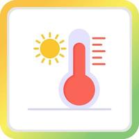 High Temperature Creative Icon Design vector