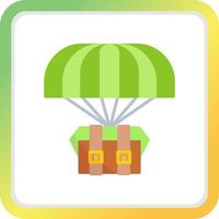 Airdrop Creative Icon Design vector