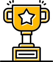 Trophy Creative Icon Design vector