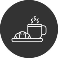 diseño de icono creativo croissant vector