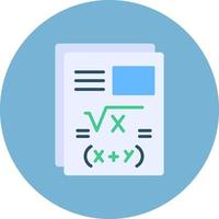 diseño de icono creativo de matemáticas vector