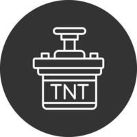 diseño de icono creativo tnt vector