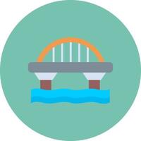 Bridge Creative Icon Design vector