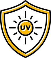 Uv Creative Icon Design vector