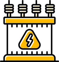 Power Transformer Creative Icon Design vector