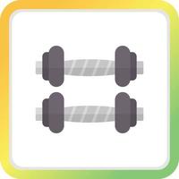 Dumbbells Creative Icon Design vector