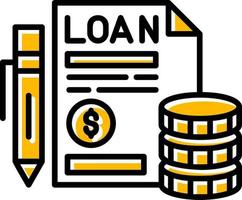 Loan Creative Icon Design vector