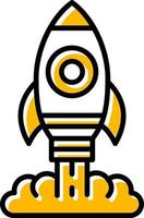 Rocket Creative Icon Design vector