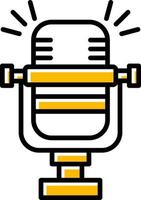 Microphone Creative Icon Design vector