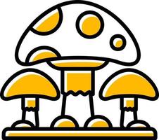 Mushroom Creative Icon Design vector