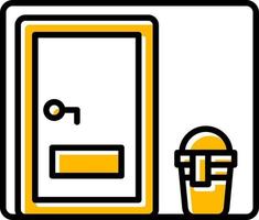 Room Door Creative Icon Design vector