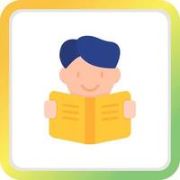 Reading Creative Icon Design vector