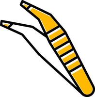 Tweezers Creative Icon Design vector