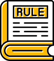 Rule Creative Icon Design vector