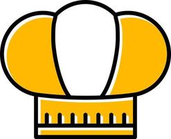 diseño de icono creativo de sombrero de chef vector