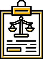 Lawsuit Creative Icon Design vector