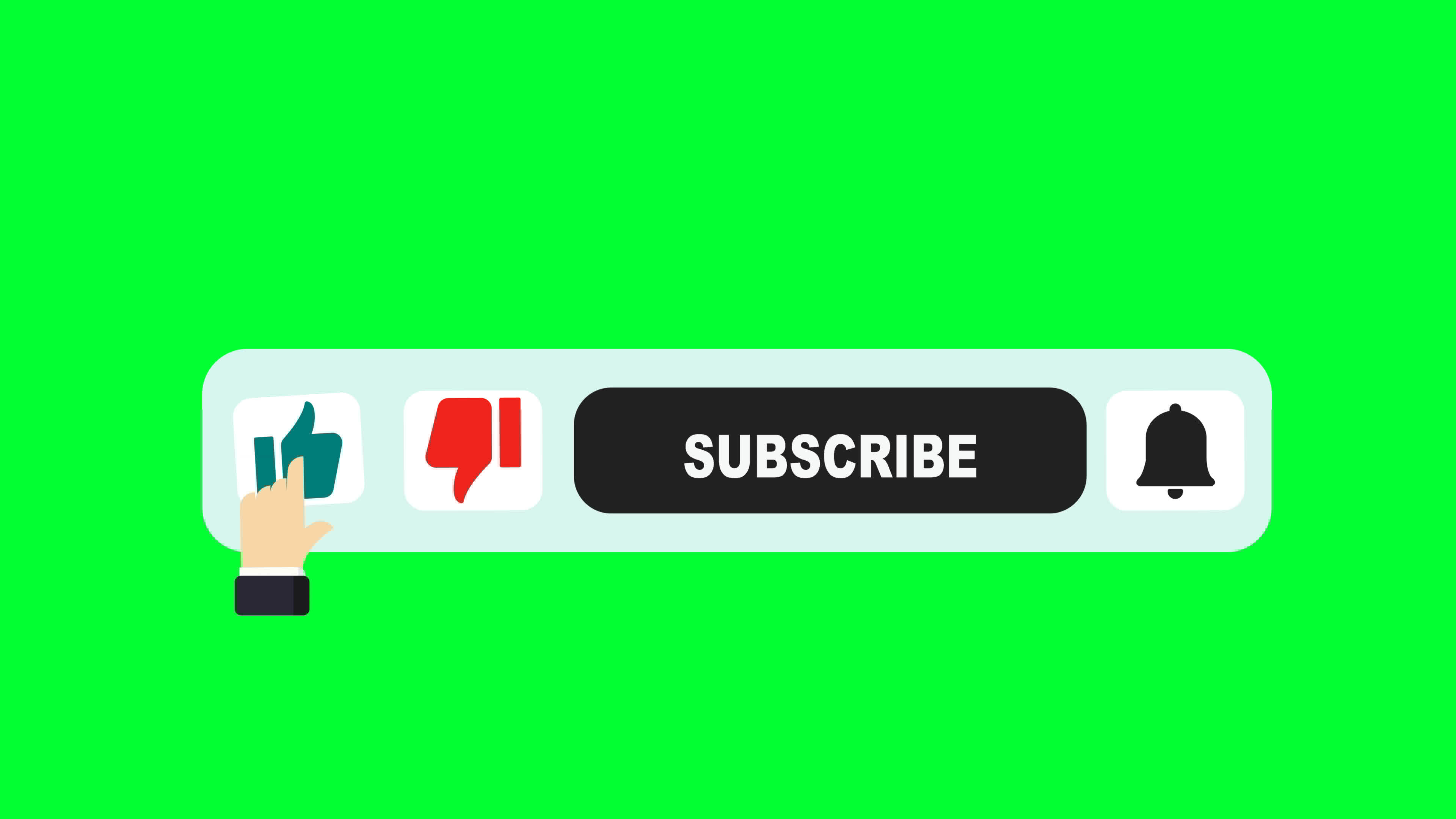 Lower third subscribe stock video footage for free download