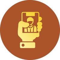 Selfies Creative Icon Design vector