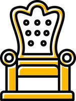 Throne Creative Icon Design vector