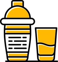 Cocktail Shaker Creative Icon Design vector