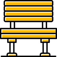 Bench Creative Icon Design vector