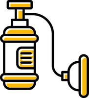 Oxygen Tank Creative Icon Design vector