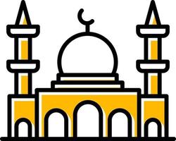 Mosque Creative Icon Design vector