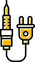 Soldering Iron Creative Icon Design vector