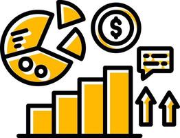 Stats Creative Icon Design vector
