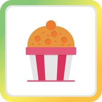 diseño de icono creativo de cupcake vector