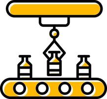 Conveyor Belt Creative Icon Design vector