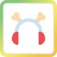 Earmuffs Creative Icon Design vector