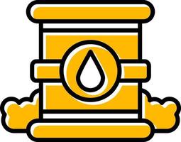 Waste Oil Creative Icon Design vector