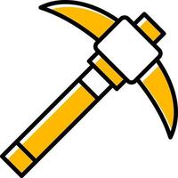 Pickaxe Creative Icon Design vector