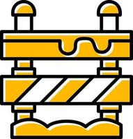 Road Block Creative Icon Design vector