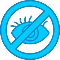 Blindness Creative Icon Design vector