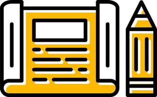 Blueprint Creative Icon Design vector
