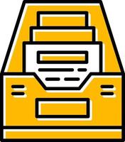 Files Box Creative Icon Design vector