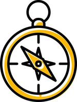 Compass Creative Icon Design vector