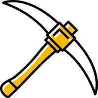 Pickaxe Creative Icon Design vector