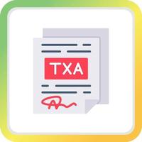 Taxes Creative Icon Design vector