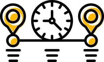 Time Line Creative Icon Design vector