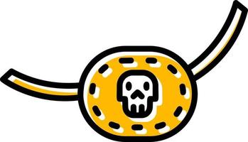 Pirates Patch Creative Icon Design vector