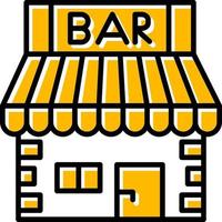 Bar Shop Creative Icon Design vector