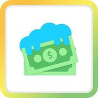 Money Laundering Creative Icon Design vector