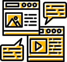 Blogging Creative Icon Design vector