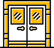 Door Creative Icon Design vector